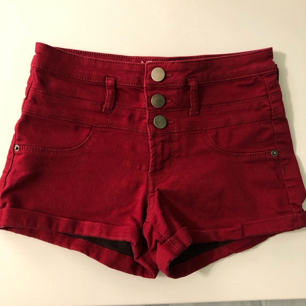 Maroon shorts